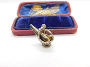 Sterling Silver Champagne in a Gift Basket Charm Pendant Vintage c1970