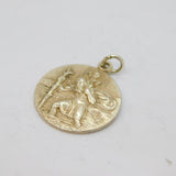 Sterling Silver St Christopher Travel Charm Pendant Vintage c1970