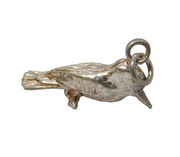 Sterling Silver Woodpecker Charm Pendant Vintage c1970