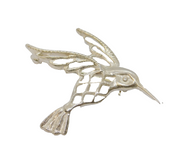 Sterling Silver Hummingbird Brooch Vintage 1989 Birmingham