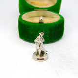 Sterling Silver "Leo" Lion Horoscope Charm Pendant Vintage c1970