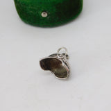 WW1-era Sterling Silver German Prussian Helmet Charm Pendant Antique c1915