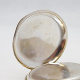 19th Century Swiss .935 Silver Cased Silvered Dial Ladies Pocket Watch Antique