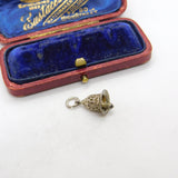Sterling Silver Ringing Bell Charm Pendant Vintage c1970
