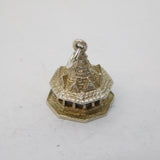 Sterling Silver 'Dunster Yarn Market' Souvenir Charm Antique c1930s