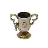 Sterling Silver "FA" Trophy Cup Charm Pendant Vintage c1970