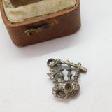 Sterling Silver Scottish Bagpipes Charm Pendant Vintage c1970