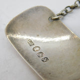 George III Sterling Silver Sherry Decanter Label Antique 1808 London