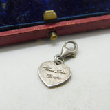 Sterling Silver Thomas Sabo Love Heart Charm Pendant Vintage c1970