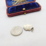 Sterling Silver and Enamel Luxembourg Travel Shield Charm Pendant Vintage c1970