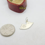 Sterling Silver Baby Bird Charm Pendant Vintage c1970