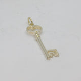 Sterling Silver 21st Birthday Key Charm Pendant Vintage c1970