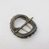 George III Sterling Silver Paste Set Ladies Shoe Buckle Antique c1800