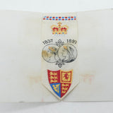 Original Queen Victoria Diamond Jubilee Stevengraph Bookmark 1897 Antique
