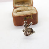 Sterling Silver Windmill Charm Pendant Vintage c1970