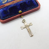 Sterling Silver Chris the Crucifiction Charm Pendant Vintage c1970