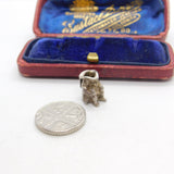 Sterling Silver Toby Jug Charm Pendant Vintage c1970