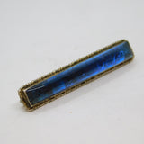 Sterling Silver Morpho Butterfly Wing Bar Brooch Antique c1920 Art Deco