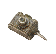 Art Deco Sterling Silver Stanhope Camera Charm Edinburgh Castle Antique