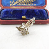 Sterling Silver Rocking Chair Charm Pendant Vintage c1970