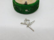 Sterling Silver Ballerina Charm Pendant Vintage c1970