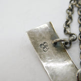George III Sterling Silver Madeira Decanter Label or Ticket Antique c1800