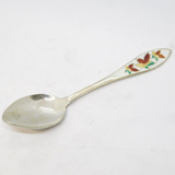 Canadian Sterling Silver Enamel Niagara Falls Souvenir Teaspoon Vintage