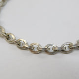 Italian .800 Standard Silver Curb Link Bracelet Vintage c1970 19cm Length