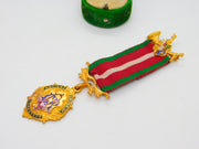 Gilt Metal & Enamel Ancient Order of Foresters Masonic Jewel Medal Antique