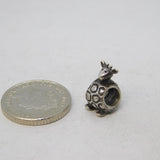 Sterling Silver Giraffe Charm Pendant Vintage c1970