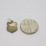 Sterling Silver 'Keswick' Travel Shield Souvenir Charm Pendant Vintage c1970