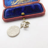 Sterling Silver Horse and Foal Charm Pendant Vintage c1970