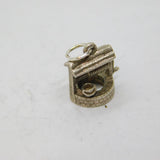 Sterling Silver Wishing Well Charm Pendant Vintage c1970s