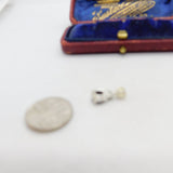 Sterling Silver and Black Onyx Charm Pendant Vintage c1970