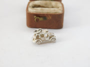 Sterling Silver Motor Car Charm Pendant Vintage c1970