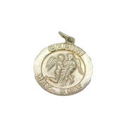 Sterling Silver Gemini Horoscope May-June Charm Pendant Vintage c1970s