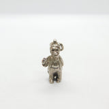 Sterling Silver Man With Candle Charm Vintage c1970