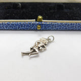 Sterling Silver Native American Warrior Charm Pendant Vintage c1970