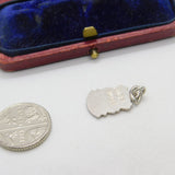 Sterling Silver and Coloured Enamel Travel Shield Stratford Charm Vintage c1970