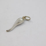 Sterling Silver Horn Of Plenty Charm Pendant Vintage c1970
