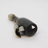 20th Century Wood & Silver Plated Novelty Champagne Cigar Cutter Antique c1930s