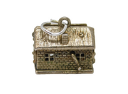 Sterling Silver Blacksmith's Cottage With Moving Parts Charm Vintage c1970
