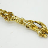 18th Century British Provincial Sterling Silver Gilt Apostle Spoon Antique 1796