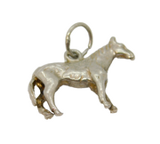 Sterling Silver Standing Horse Charm Pendant Vintage c1970