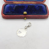 Sterling Silver Inspirational Love Coin Charm Pendant Vintage c1970