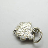 Sterling Silver and Enamel Little Panther Charm Pendant Vintage c1970