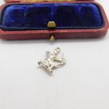 Sterling Silver Sagittarius the Archer Charm Pendant Vintage c1970