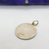 Sterling Silver Charles & Diana Royal Wedding Charm Pendant Vintage 1981
