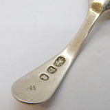 George III Sterling Silver Shell Bowl Tea Caddy Spoon Antique 1799 London