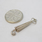 Sterling Silver Umbrella Charm Pendant Vintage c1970